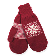 Norlender - Snowflake mittens | wollen wanten Red