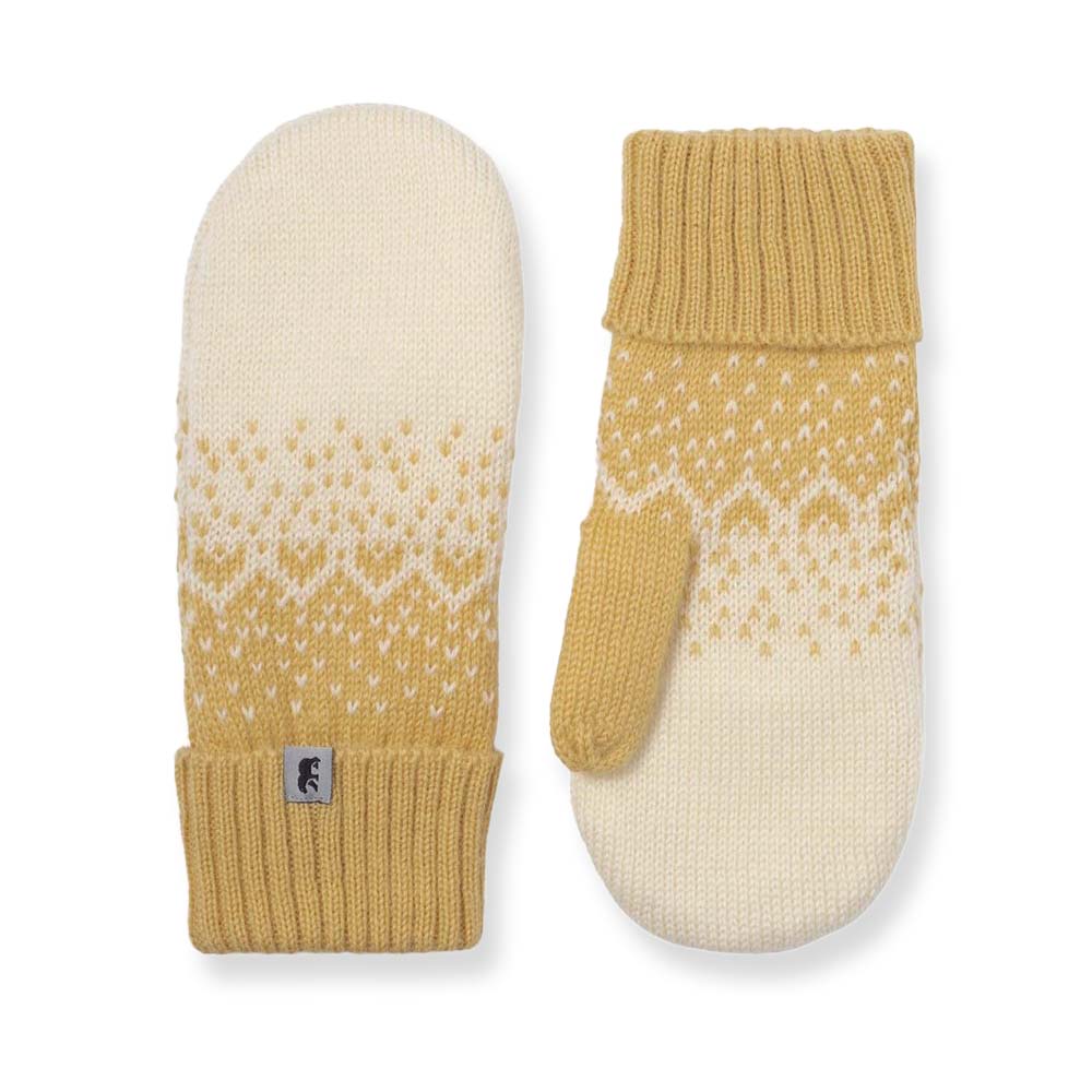 Norlender - Snowstorm mittens | wollen wanten Yellow
