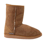 Texelana Boet | pantoffel laars van schapenvacht Cognac