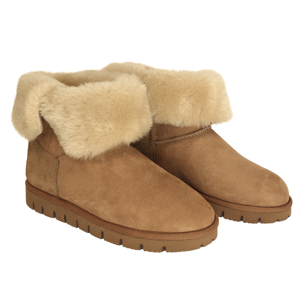 Texelana Blis | Premium pantoffel laars van schapenvacht