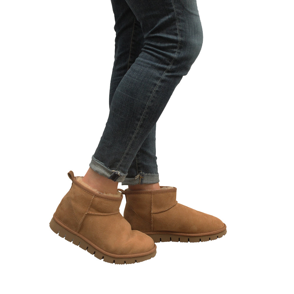 Texelana Jutter | Premium pantoffel laars van schapenvacht