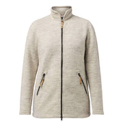 Ivanhoe Knitted in Sweden - NLS Twig Long FZ | damesvest met rits