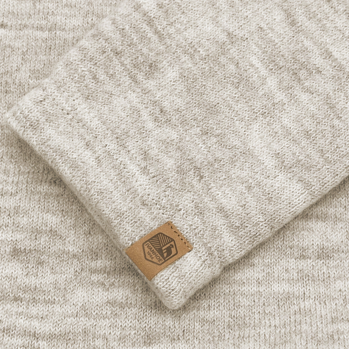Ivanhoe Knitted in Sweden - NLS Twig Long FZ | damesvest met rits