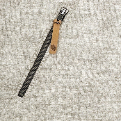 Ivanhoe Knitted in Sweden - NLS Twig Long FZ | damesvest met rits