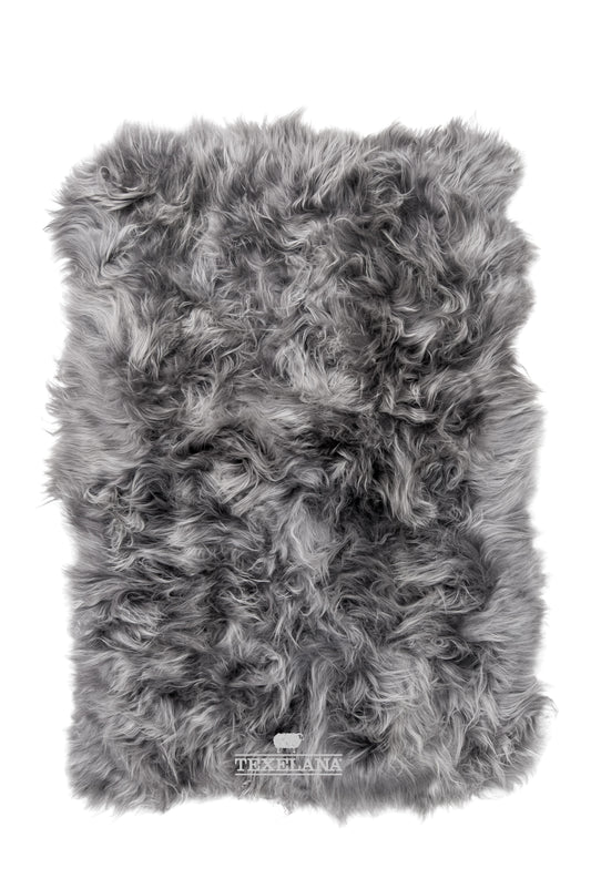 Texelana - vachtkleed van IJslandse schapenvacht | langharig grijs