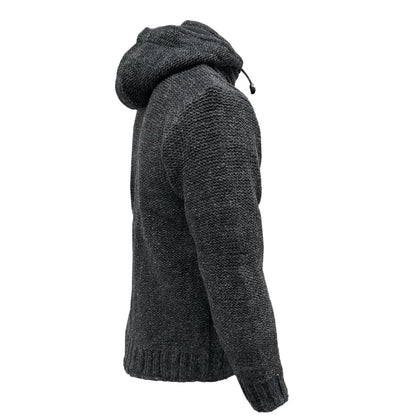 Planet Wool - Cable Knit | wollen herenvest met fleecevoering