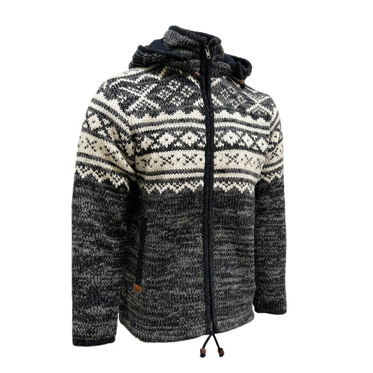 Planet Wool - Chest Pat | wollen herenvest met fleecevoering
