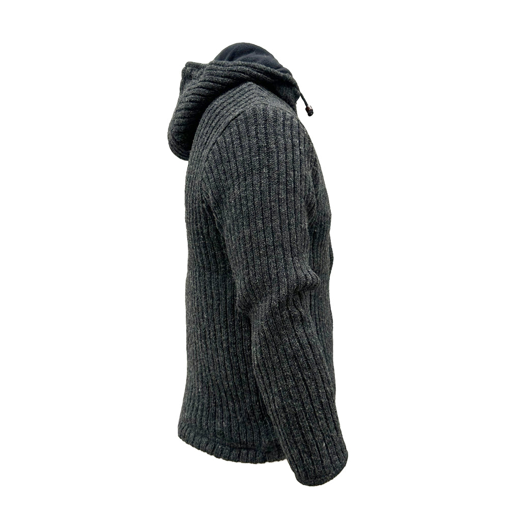 Planet Wool - Ribbed | wollen vest met fleecevoering
