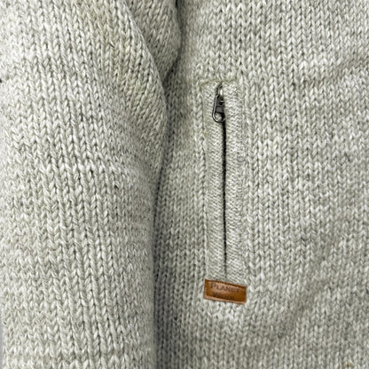 Planet Wool - Cross design | wollen vest met fleecevoering