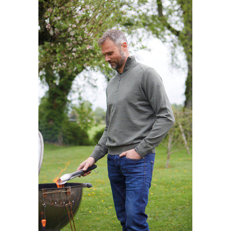 Ivanhoe Knitted in Sweden - Wilfred HZ WB | heren windbreaker van wol