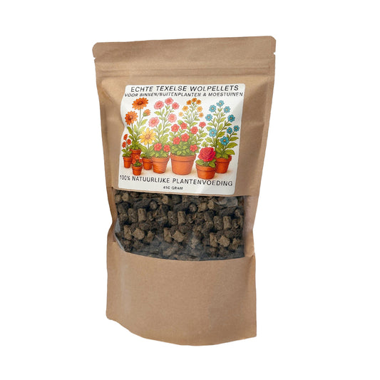 Echte Texelse Wolpellets van Texelse schapenwol 450 gram
