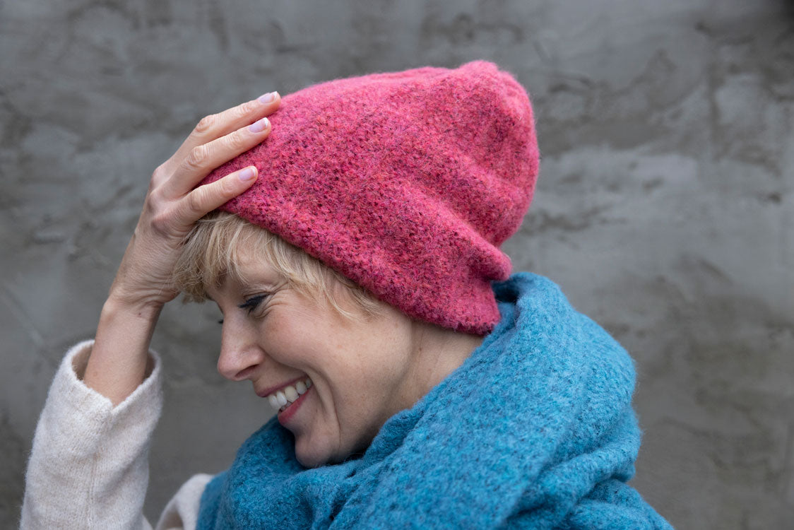 De Reuver - Patty | wollen muts Deep sea coral