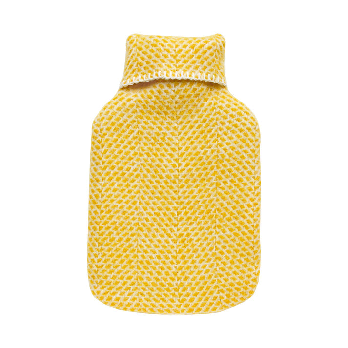 Tweedmill - Hot water bottle | wollen kruikzak met kruik Yellow