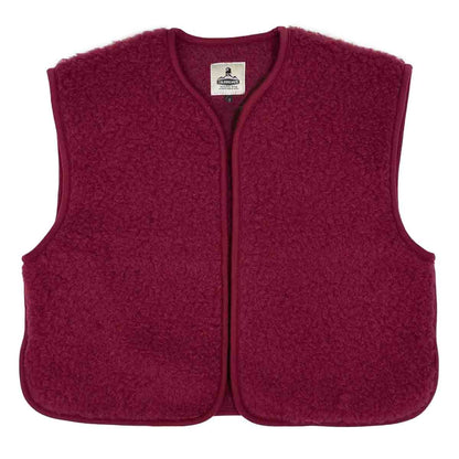 Yoko Wool - Camy vest | bodywarmer van wolborg Beet