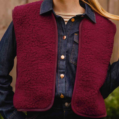 Yoko Wool - Camy vest | bodywarmer van wolborg