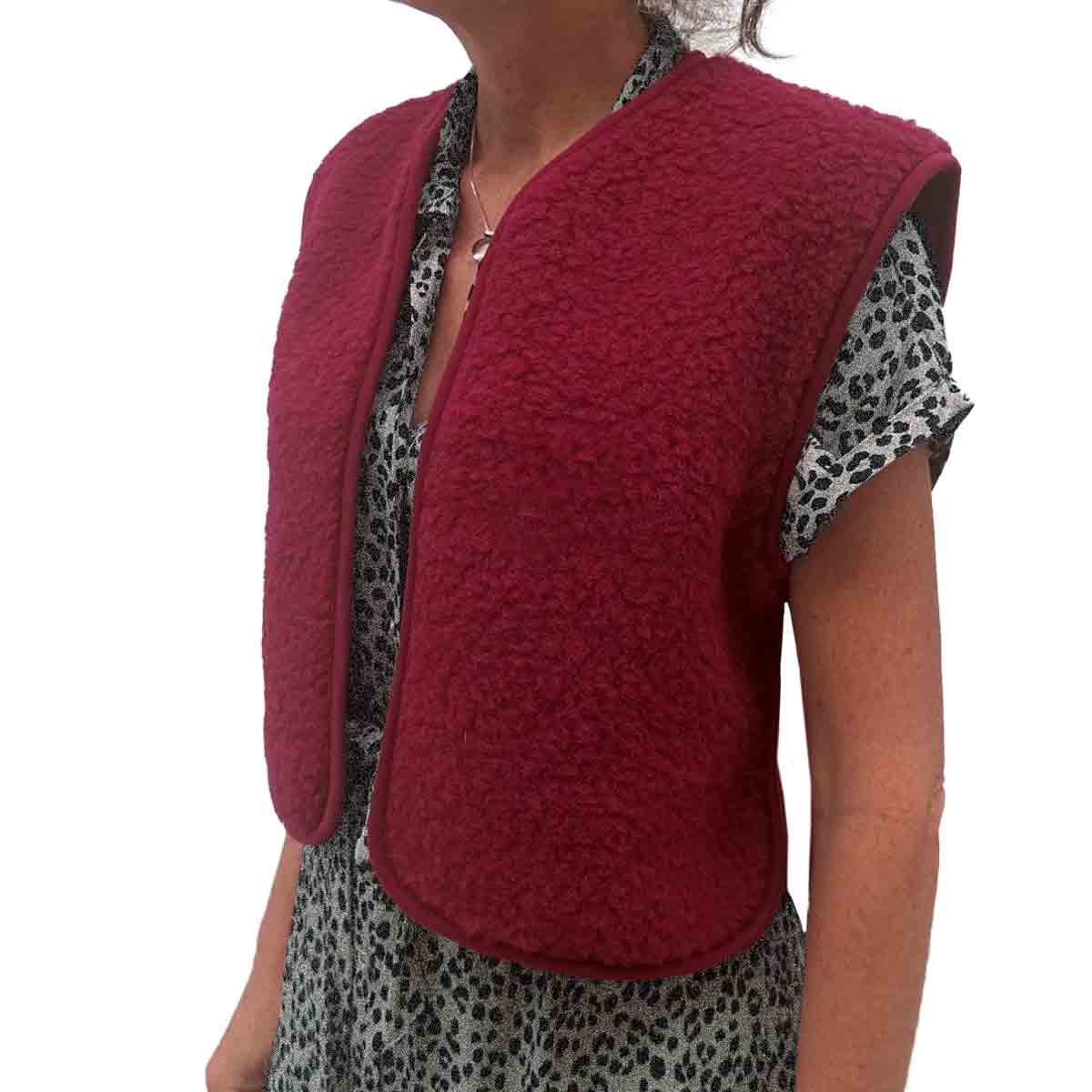 Yoko Wool - Camy vest | bodywarmer van wolborg