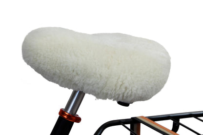 Texelana | Sheepskin saddle pad for bicycle saddle