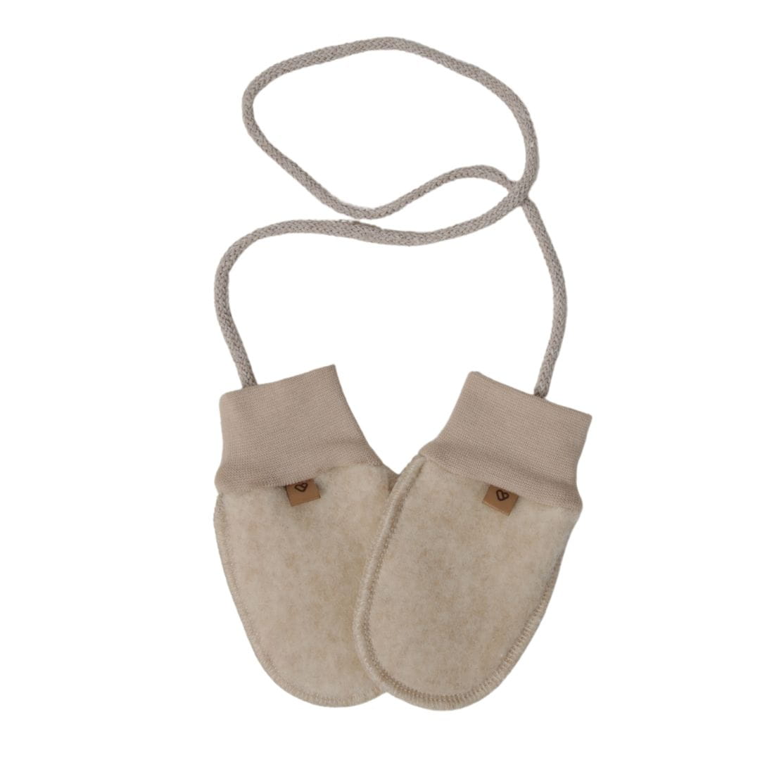 Zaffiro - Kiddy hand muff | wollen babywantjes Beige