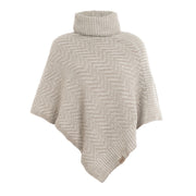 Knit Factory - Amber | poncho Marron iced clay