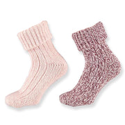 Apollo | huissokken 2 pack Multi Pink (Roze Brique)