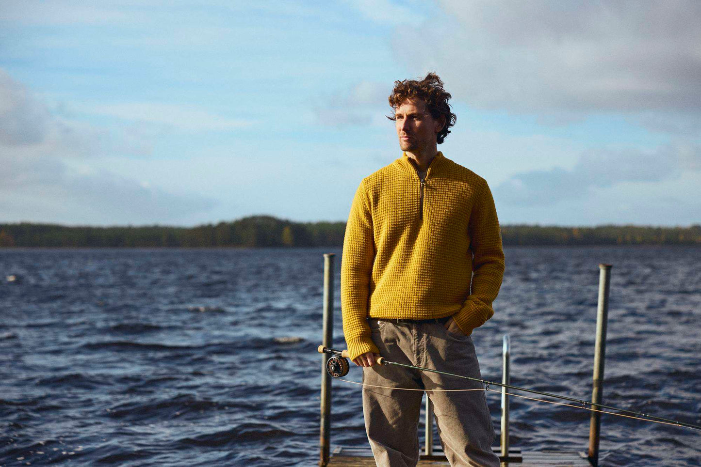 Ivanhoe Knitted in Sweden - Moritz HZ | wollen trui met rits