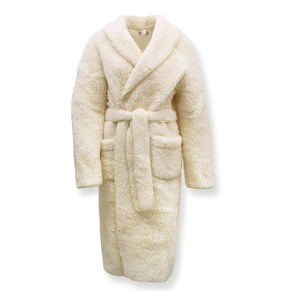 Yoko Wool | badjas van schapenwol en tricot
