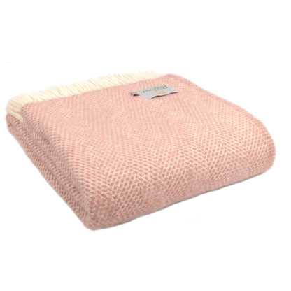 Tweedmill - Beehive | wollen plaid Dusty Pink
