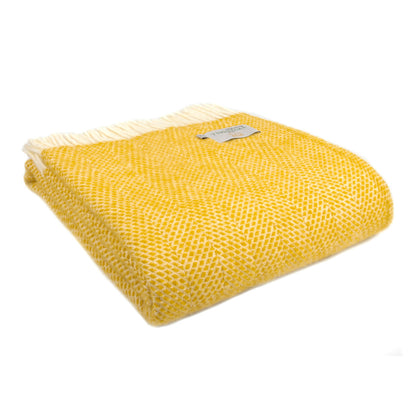Tweedmill - Beehive | wollen plaid Yellow