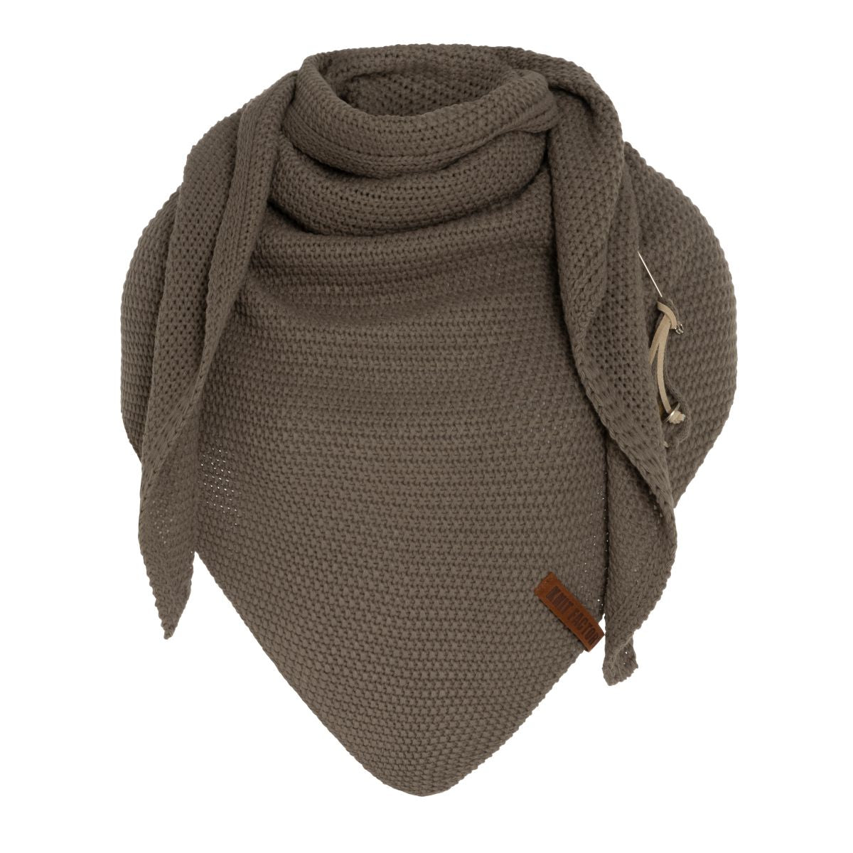 Knit Factory - Coco | omslagdoek Cappuccino