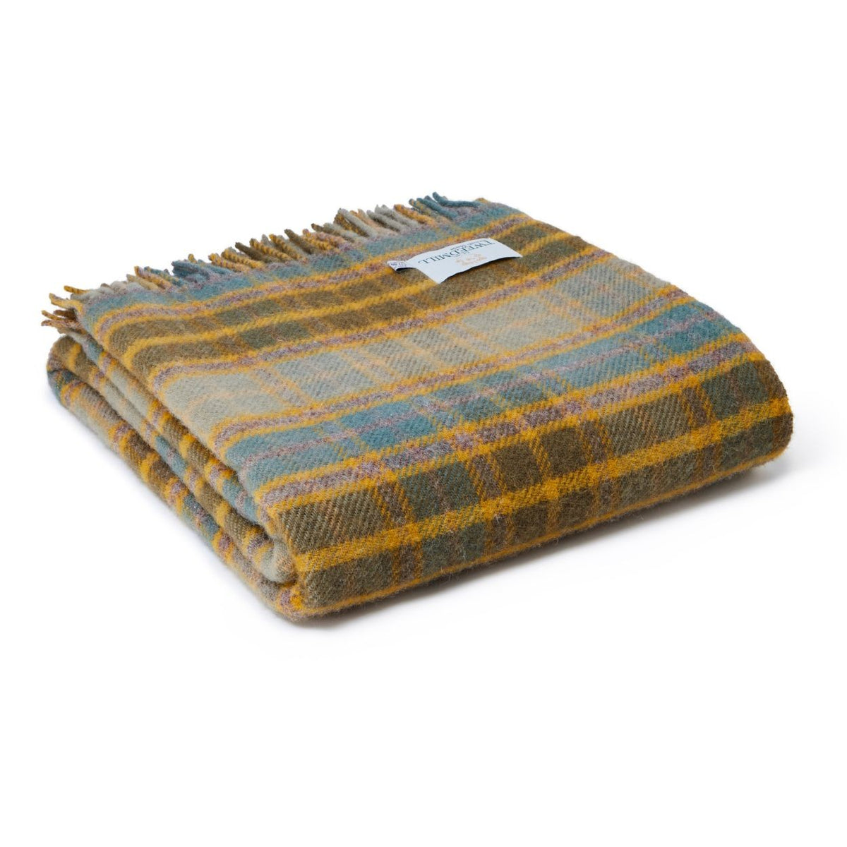Tweedmill - Cottage Check | wollen plaid Mustard