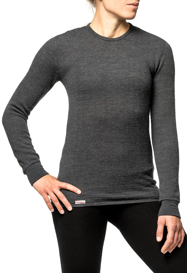 Woolpower - Crewneck 200 | wollen thermoshirt Grey