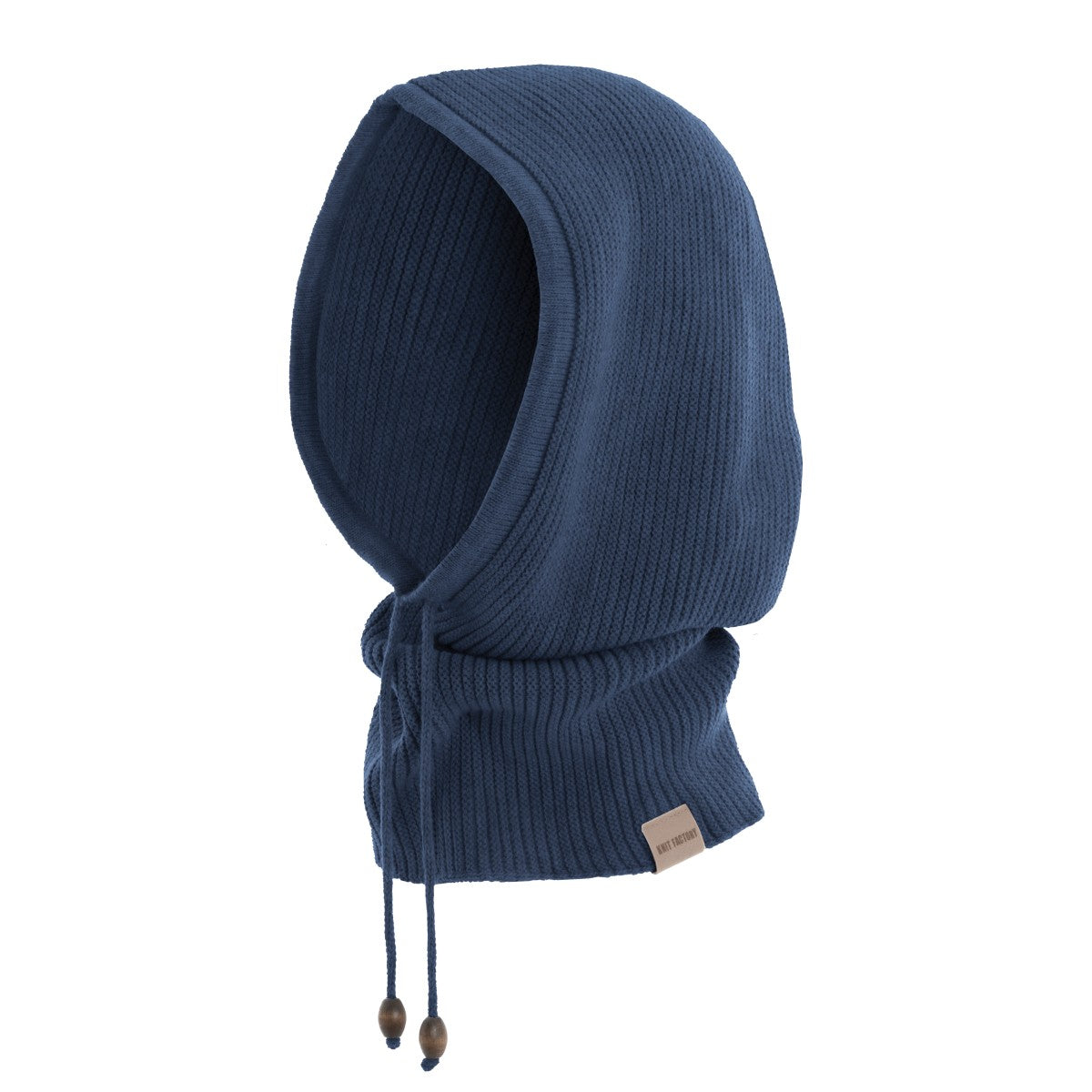 Knit Factory - Evy Colsjaal met capuchon Jeans