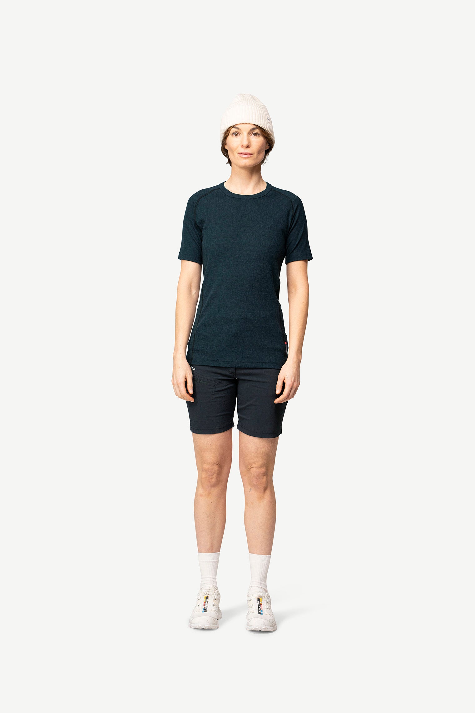 Devold - W Lauparen Base Tee | dames t-shirt van merinowol