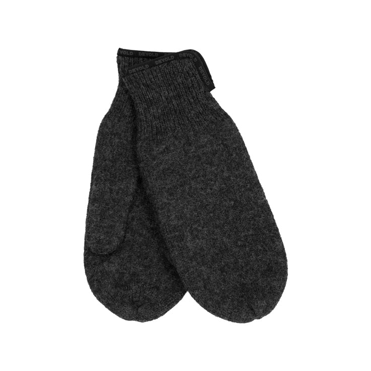 Devold - Wool mittens | wollen wanten Antraciet