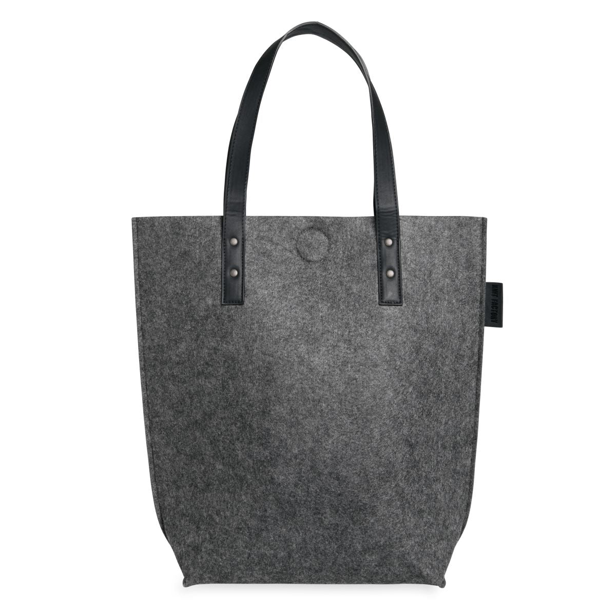 Knit Factory - Gwen handtas | stijlvolle schoudertas Antraciet