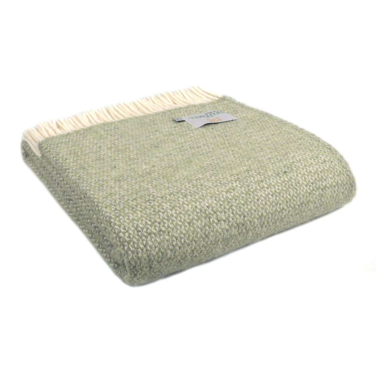 Tweedmill - Illusion | wollen plaid Green Grey