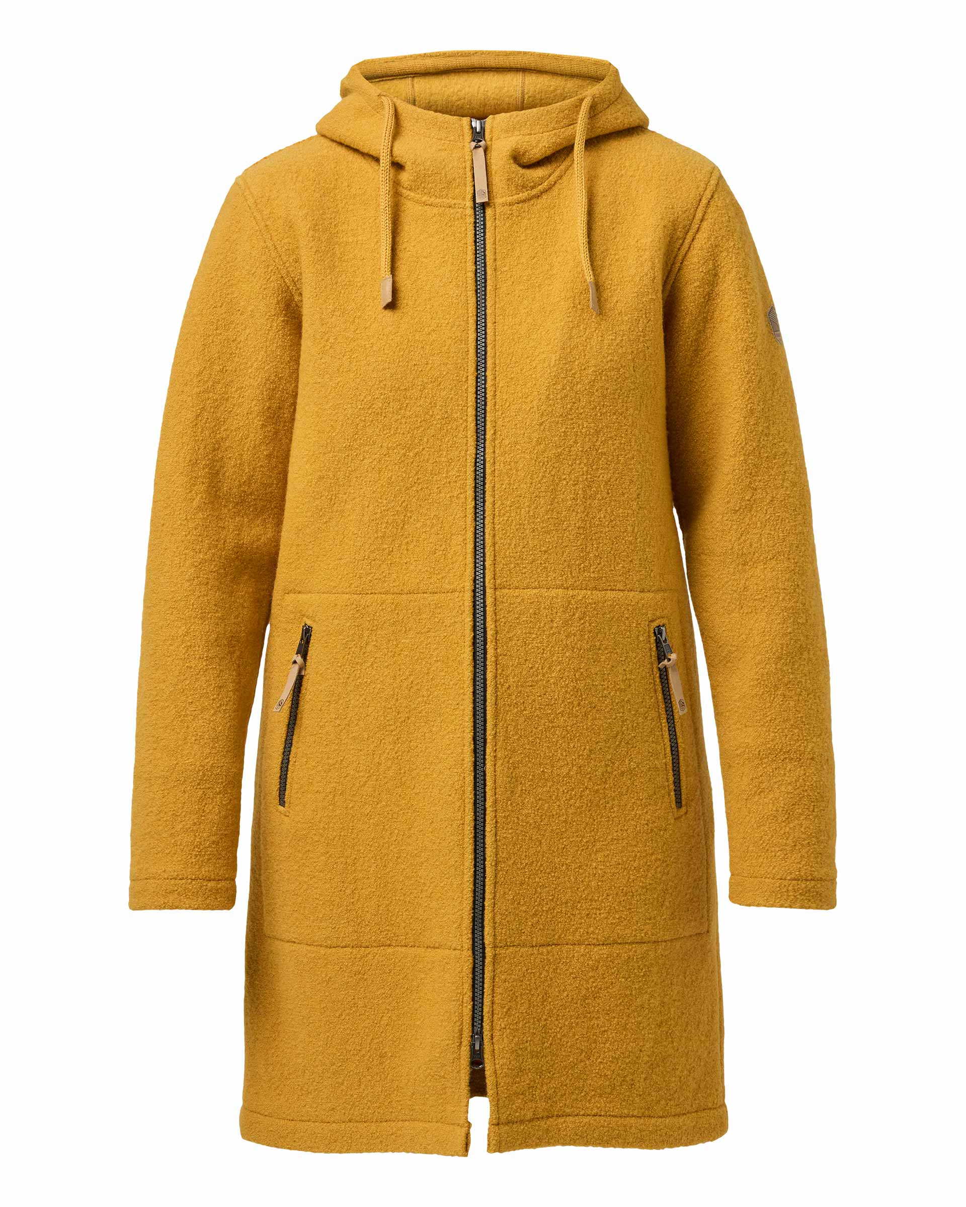 Ivanhoe - Madbacken coat | 100% wollen jas van gekookte wol