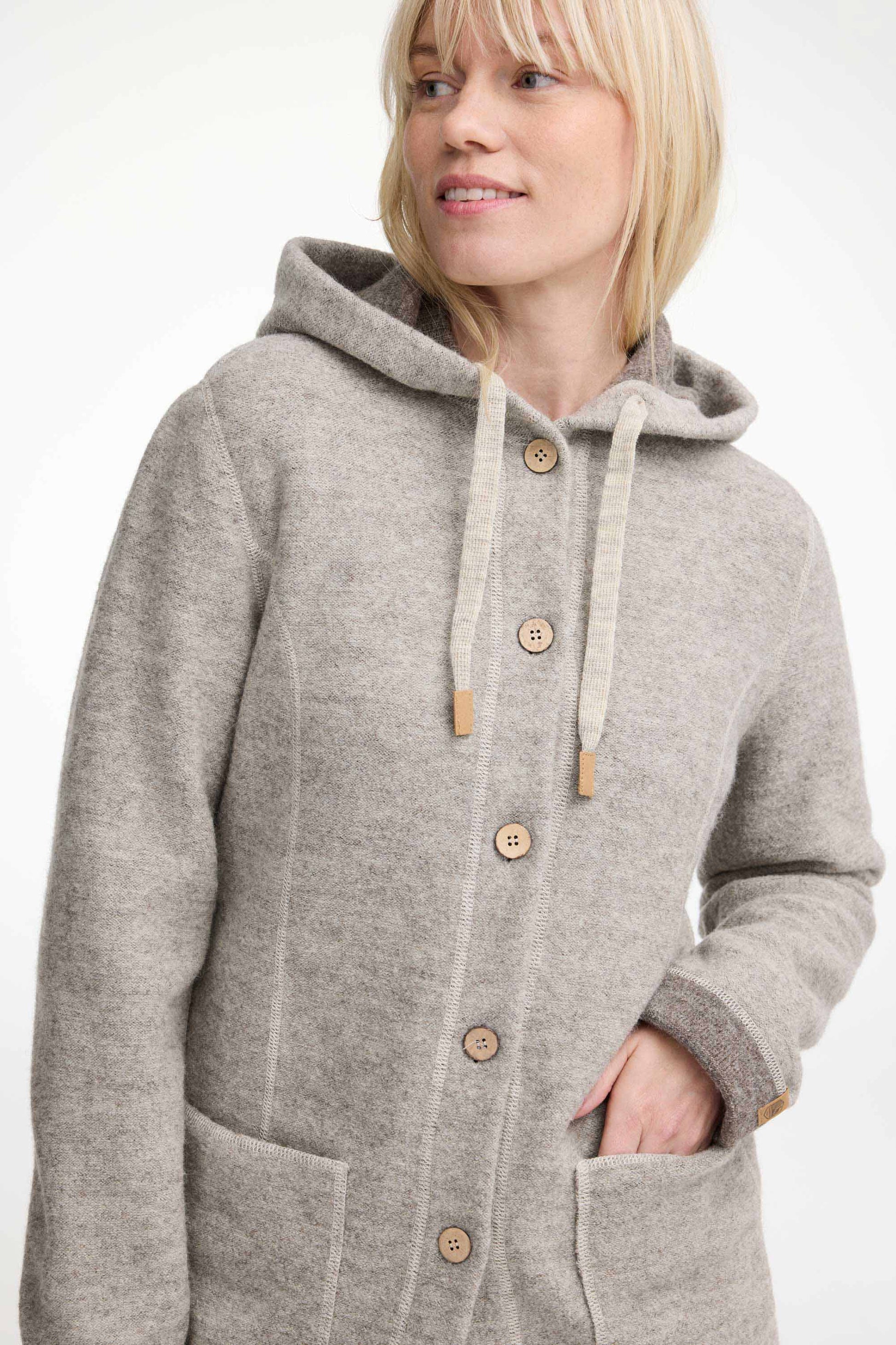 Ivanhoe Knitted in Sweden - NLS Dahlia | wollen damesjas