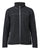 Ivanhoe Knitted in Sweden - Beata FZ | wollen damesjack Graphite marl