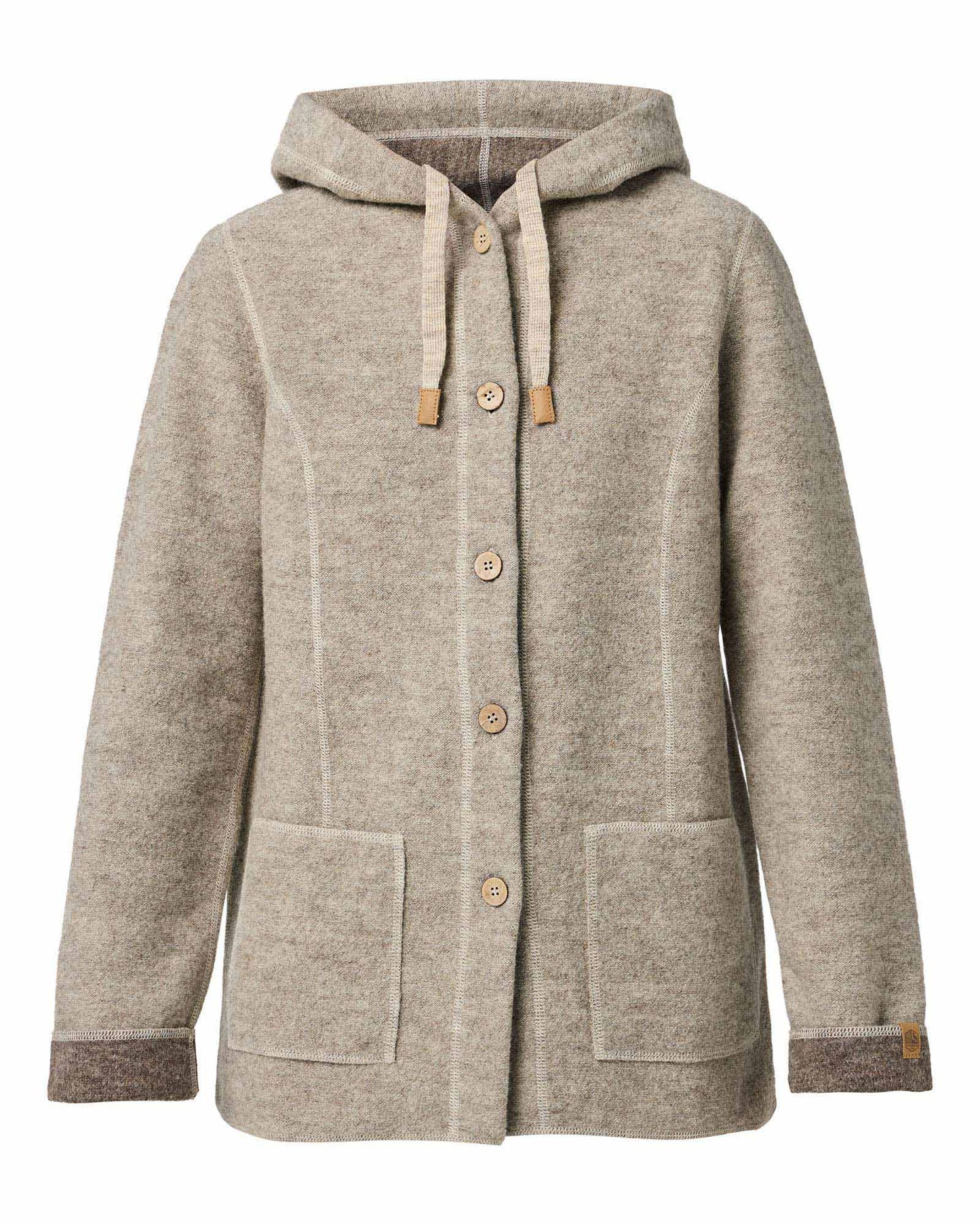 Ivanhoe Knitted in Sweden - NLS Dahlia | wollen damesjas Birch