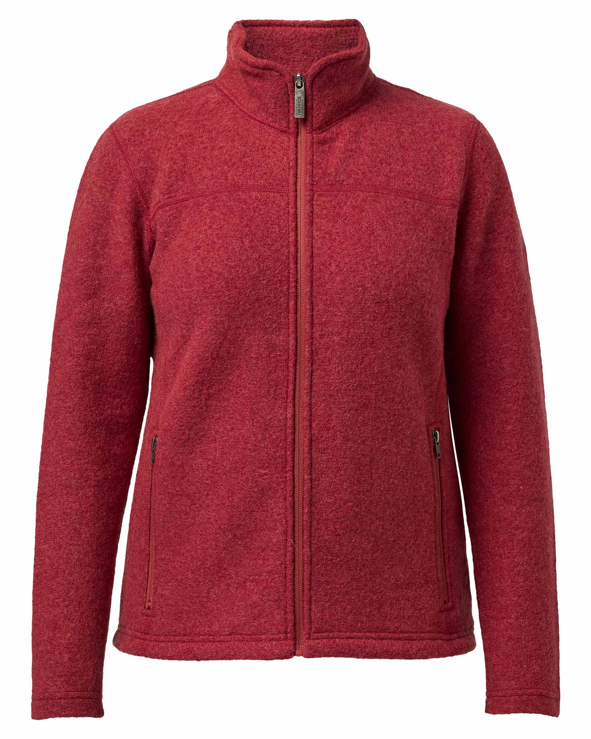 Ivanhoe Knitted in Sweden - Beata FZ | wollen damesjack Bossa nova