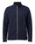 Ivanhoe Knitted in Sweden - Danny FZ | wollen herenvest met rits Light navy