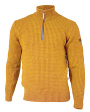 Ivanhoe Knitted in Sweden - Moritz HZ | wollen trui met rits Autumn blaze