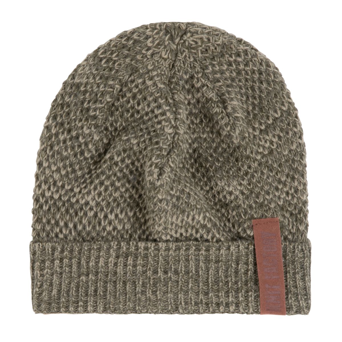 Knit Factory - Jazz beanie | gebreide muts Olive