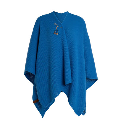 Knit Factory - Jazz | omslagvest Cobalt