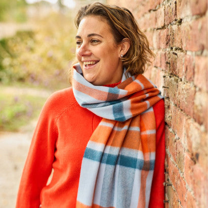 Tweedmill - Wide Scarf | sjaal van lamswol Santorini