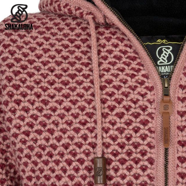 Shakaloha - Marlina Old Pink | wollen damesvest