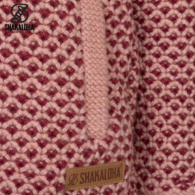 Shakaloha - Marlina Old Pink | wollen damesvest