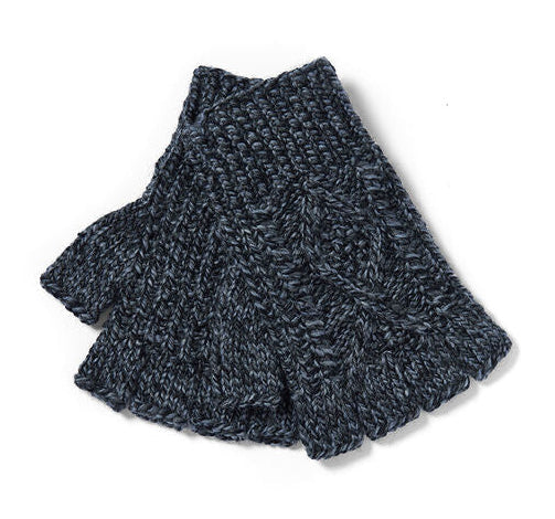 Aran Woollen Mills - R210 | handschoenen zonder vingers Charcoal