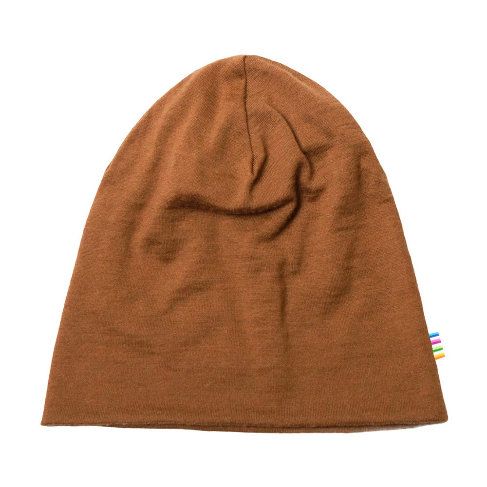 Joha - Baby hat double - uni | wollen babymutsje Copper